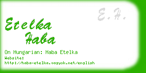 etelka haba business card